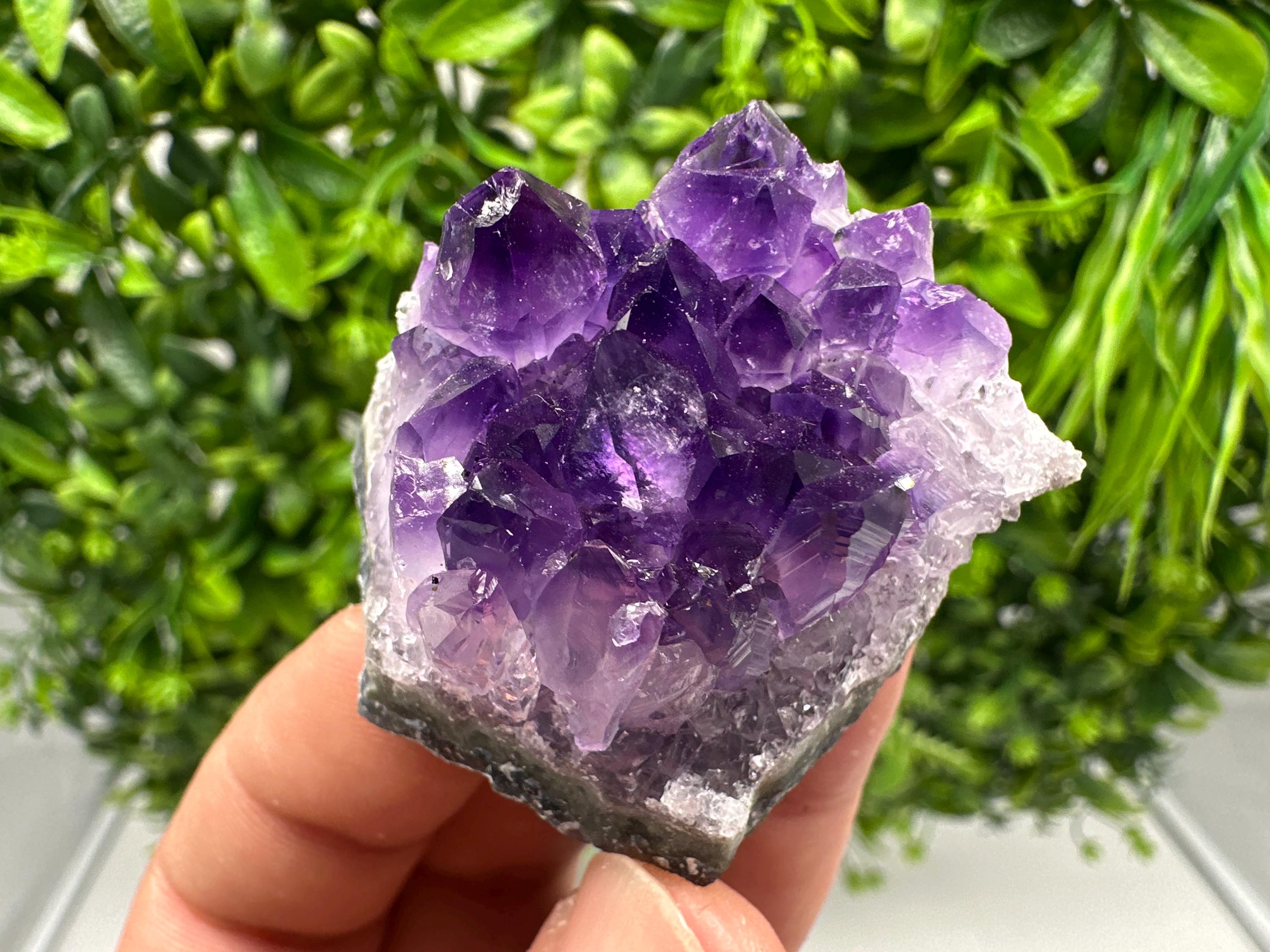 Purple Amethyst Crystal from Uruguay: Home Decor, Energy Stone