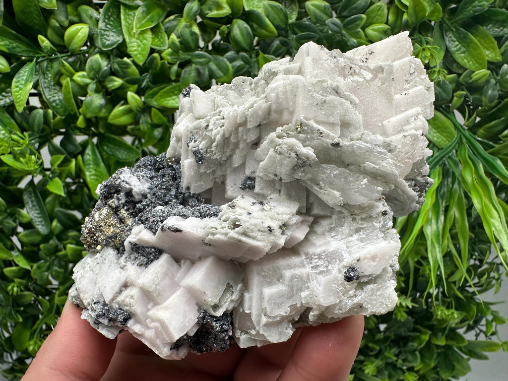 Galena Sphalerite Calcite Mineral Specimen, Madan Bulgaria