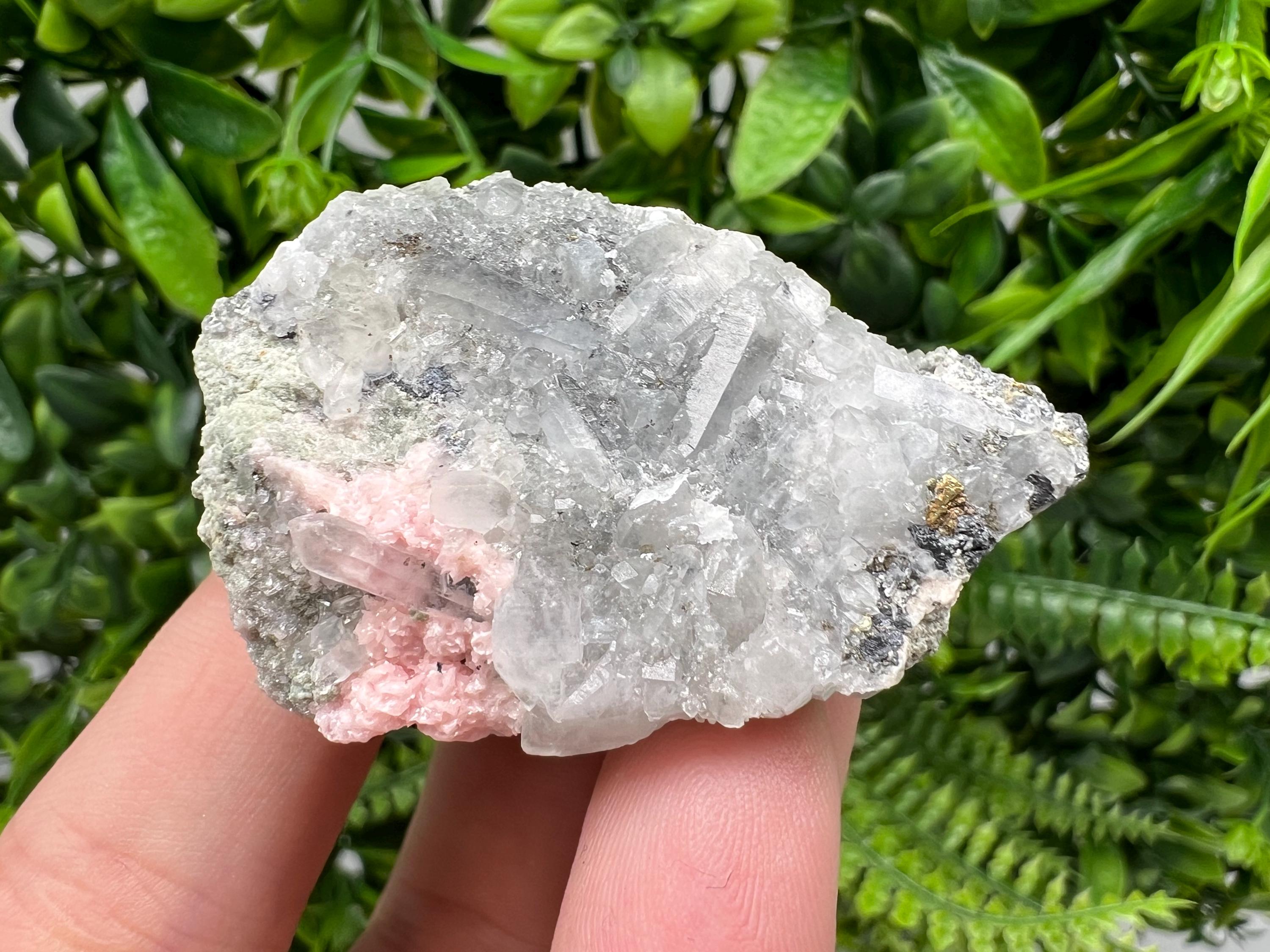 Pink Rhodochrosite Crystal, Starnica Mine, Bulgaria