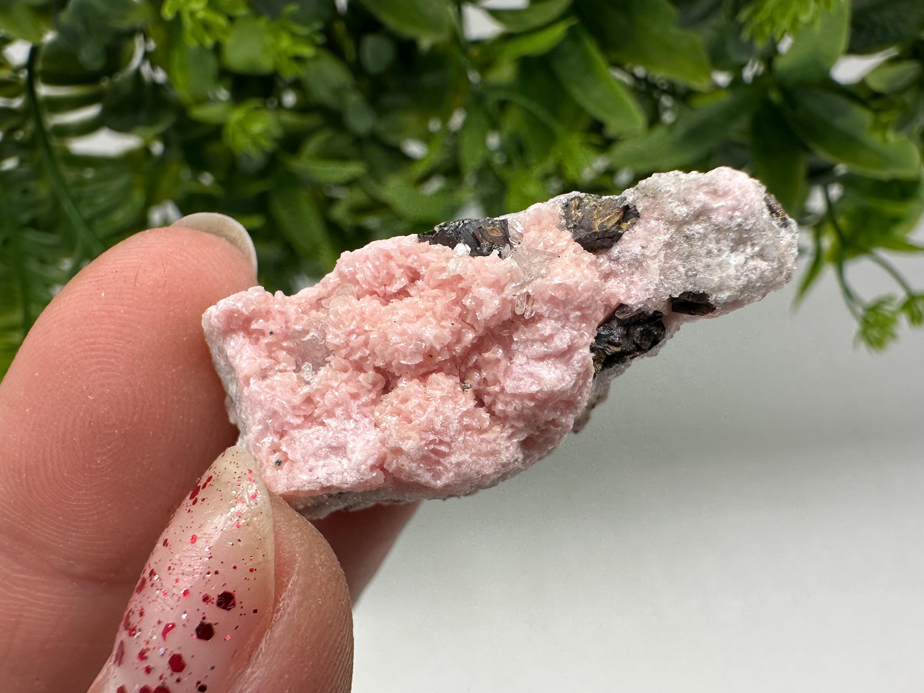 Pink Rhodochrosite Crystal: Starnica Mine, Bulgaria, Home Decor
