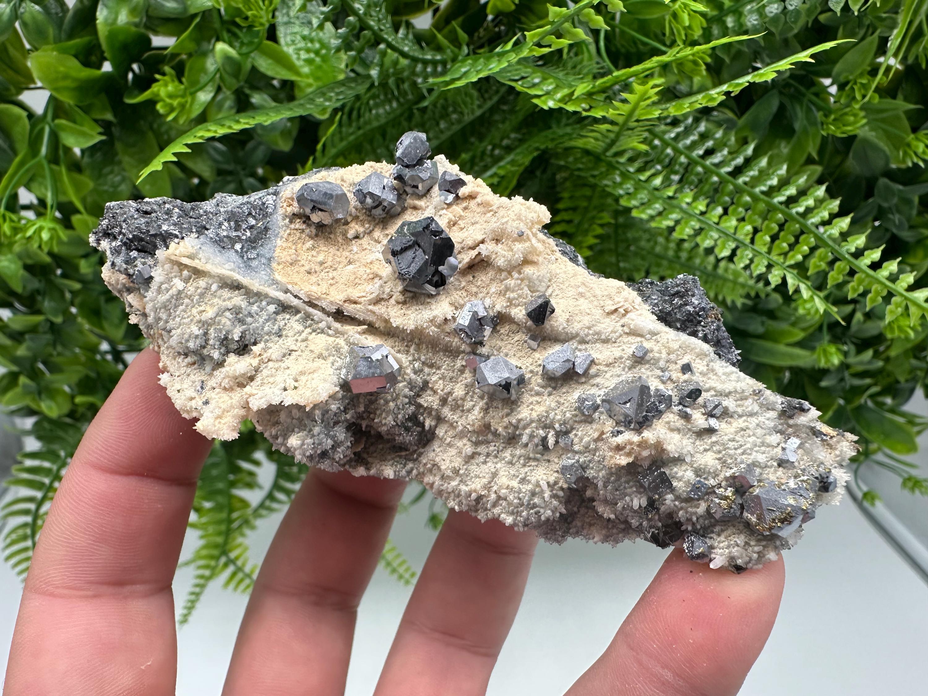 Rare,collection Galena on Chalcedony from Krushev dol mine,Madan,Bulgaria,Natural mineral specimen,geology,crystal,home decor,gift