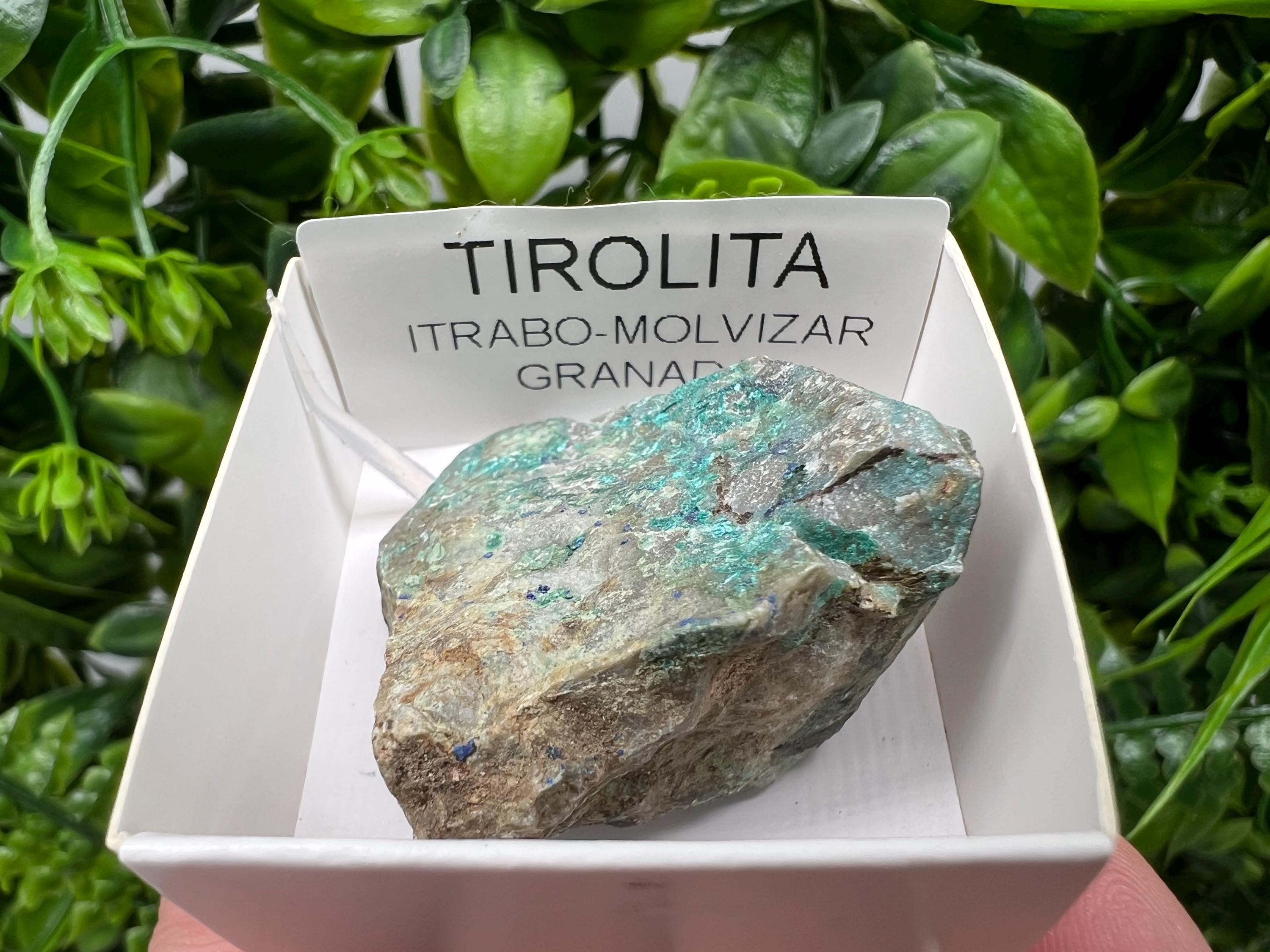 Rare Raw Tirolite Specimen: Granada Spain Mineral Collection