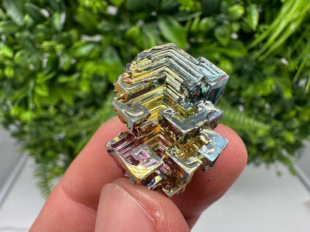 Rainbow Bismuth Crystal: Rare Gemstone Specimen,wholesale Bismuth