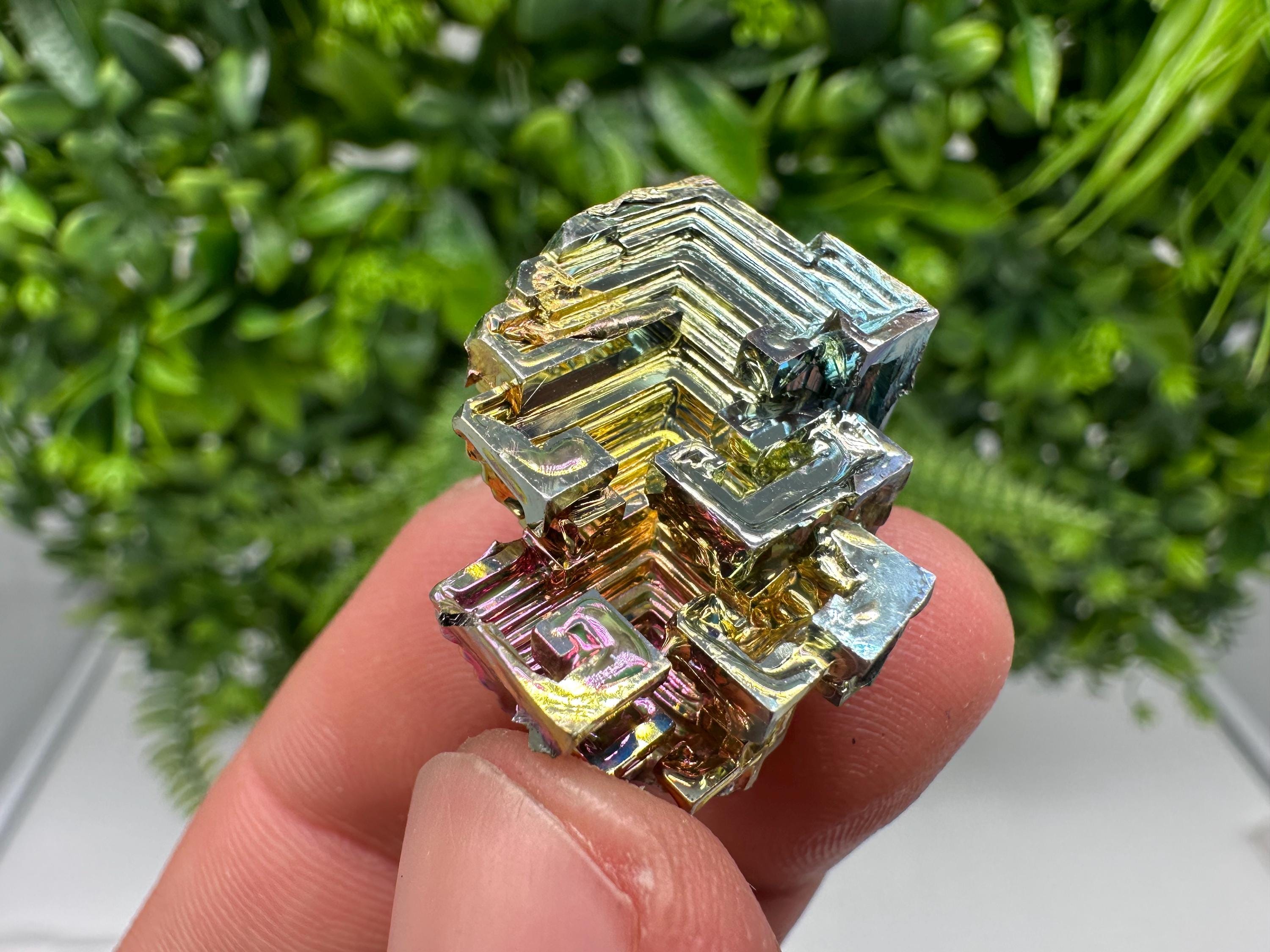 Rainbow Bismuth Crystal: Rare Gemstone Specimen,wholesale Bismuth