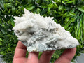 Calcite on Green Quartz: Laki Bulgaria Healing Crystal