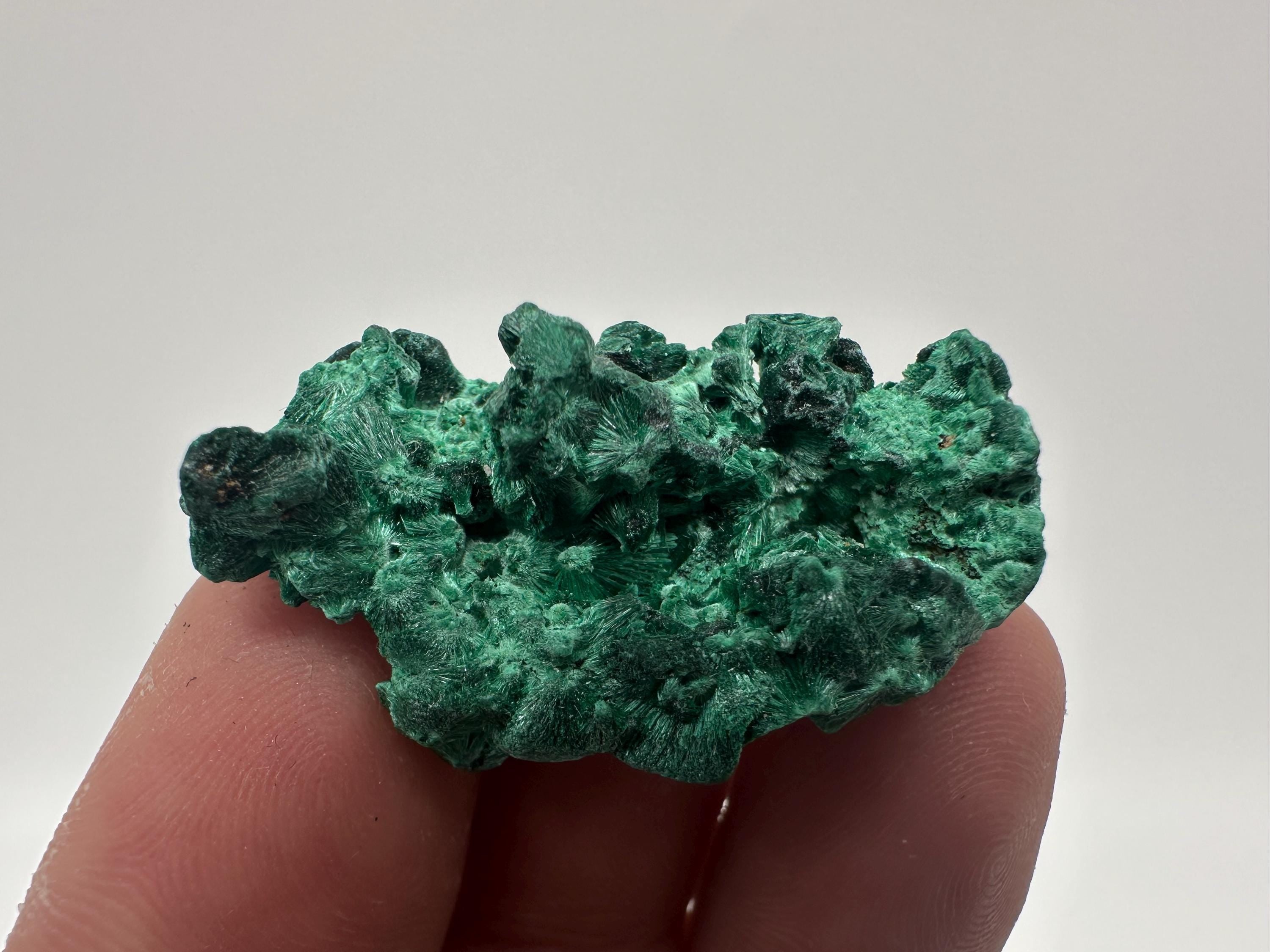 Green Polished Malachite Crystal, Congo Minerals Specimen