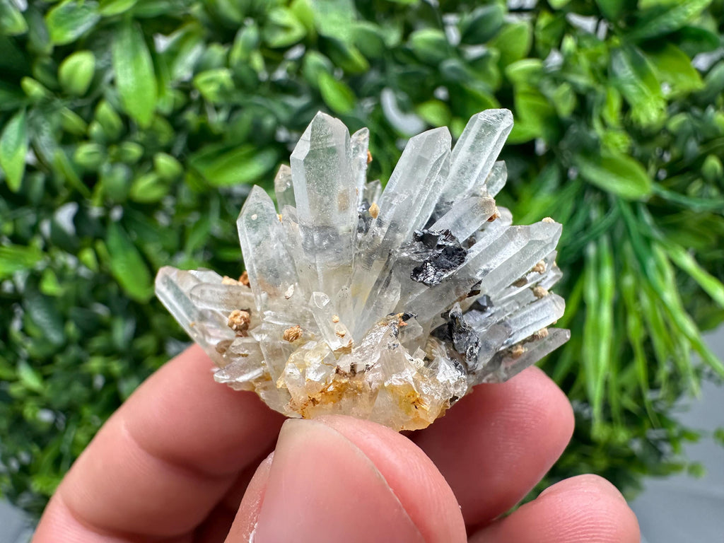 Stunning Quartz whit Siderite,Sphalerite,Hematite from 9th September mine,natural,collectible mineral specimen,home decor stone,gift,crystal