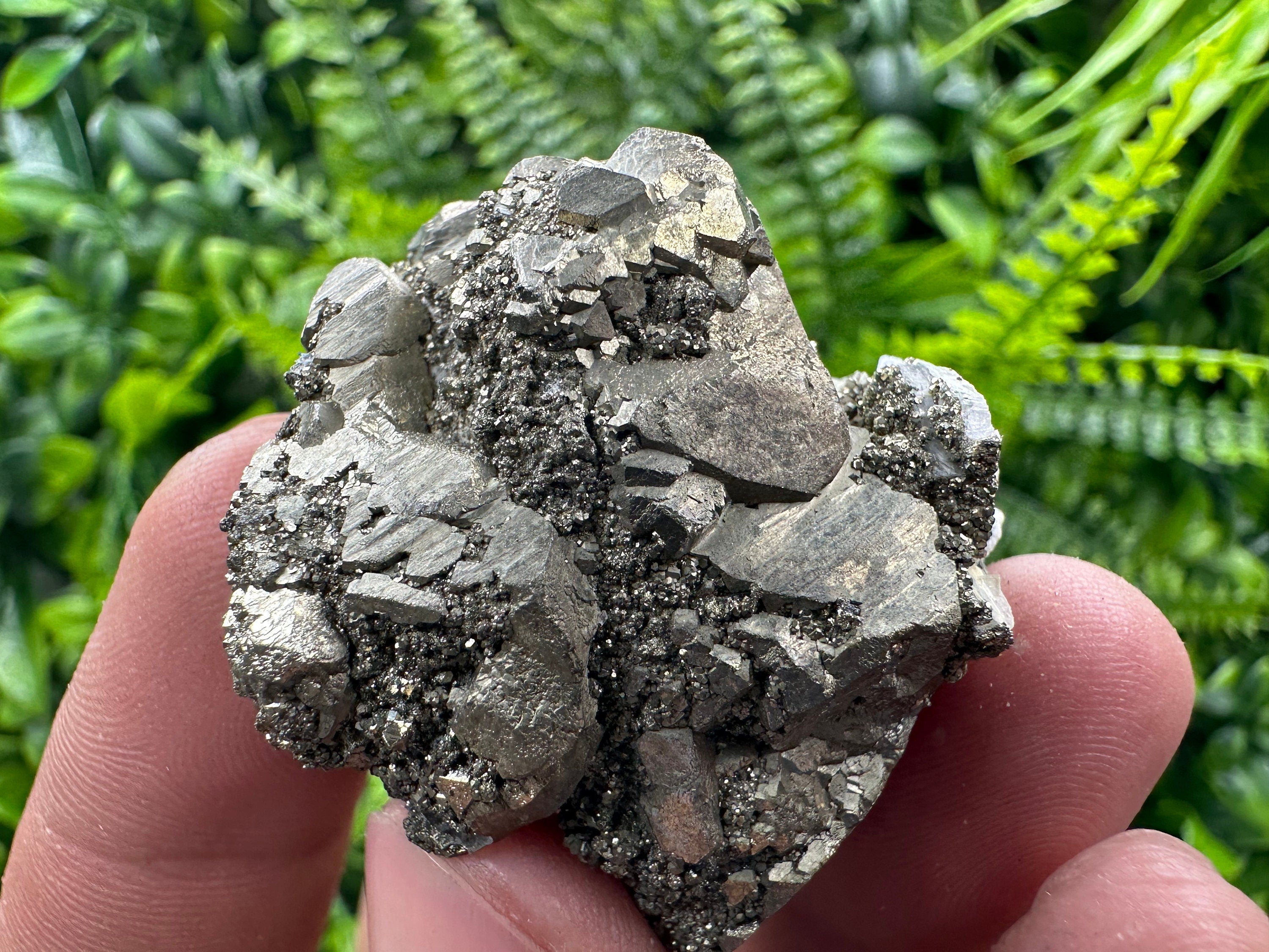 Rare Structure Pyrite (Marcazite) Mineral Specimen