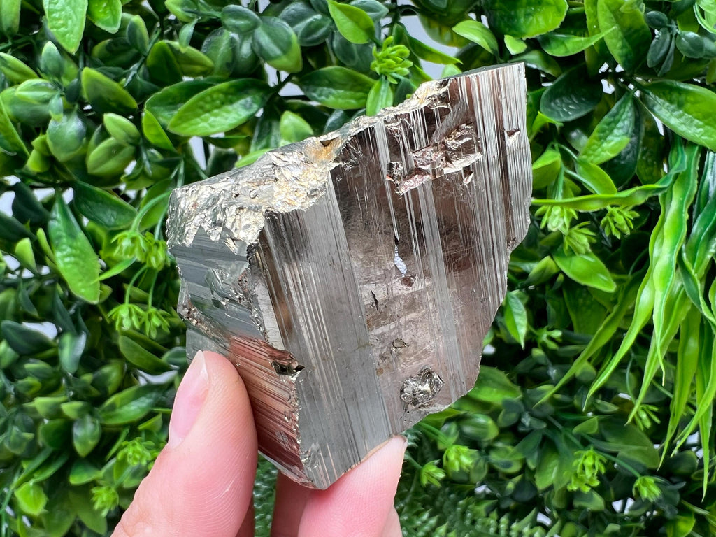 Rare Crystallized Rainbow Pyrite Cluster, Borieva Mine, Bulgaria
