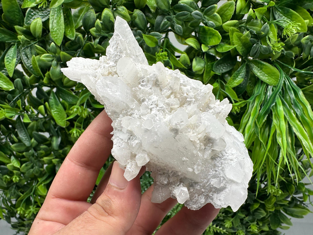 Wonderful Quartz white Chlorite and Calcite from Borieva mine,Bulgaria,natural,collection mineral specimen,home decor stone,collectible's