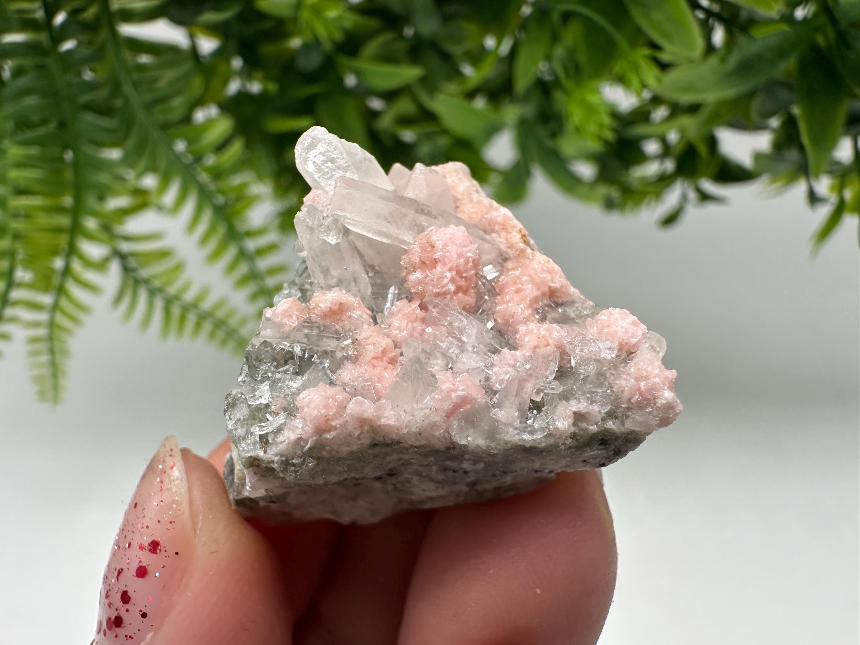 Pink Rhodochrosite Crystal: Starnica Mine, Bulgaria, Home Decor
