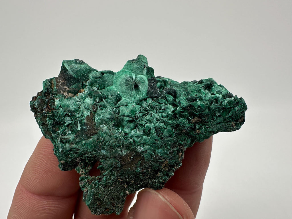Green Polished Malachite Crystal, Congo Minerals Specimen (6/5cm)