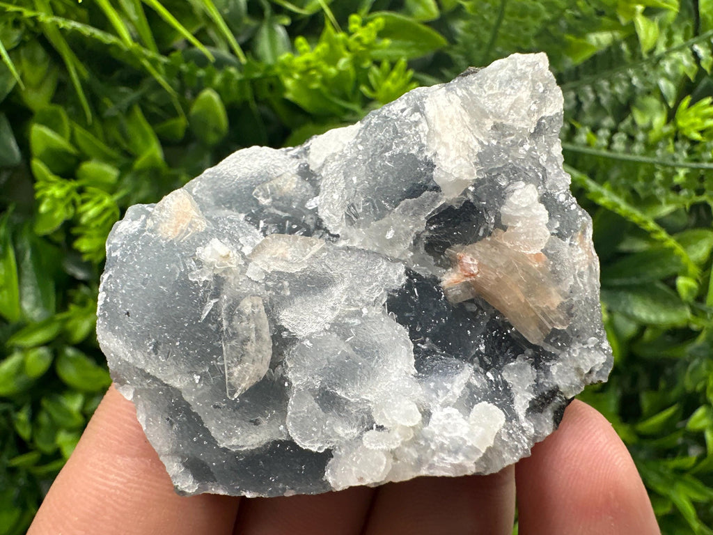 Apophyllite Stilbite on Chalcedony Specimen, India Crystal