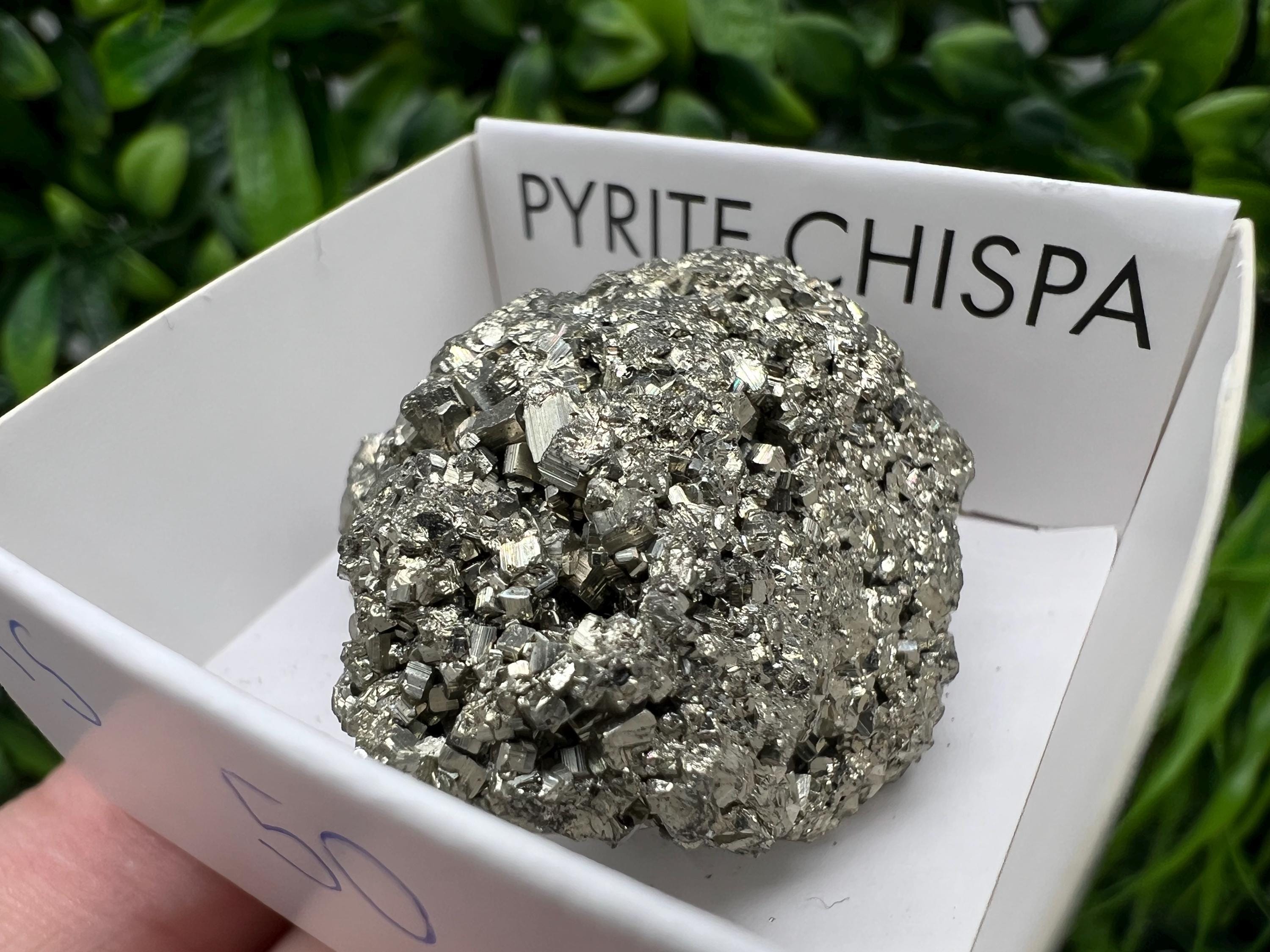 Peruvian Pyrite Cube: Natural Gold Mineral Specimen, Home Decor (3/3.3cm