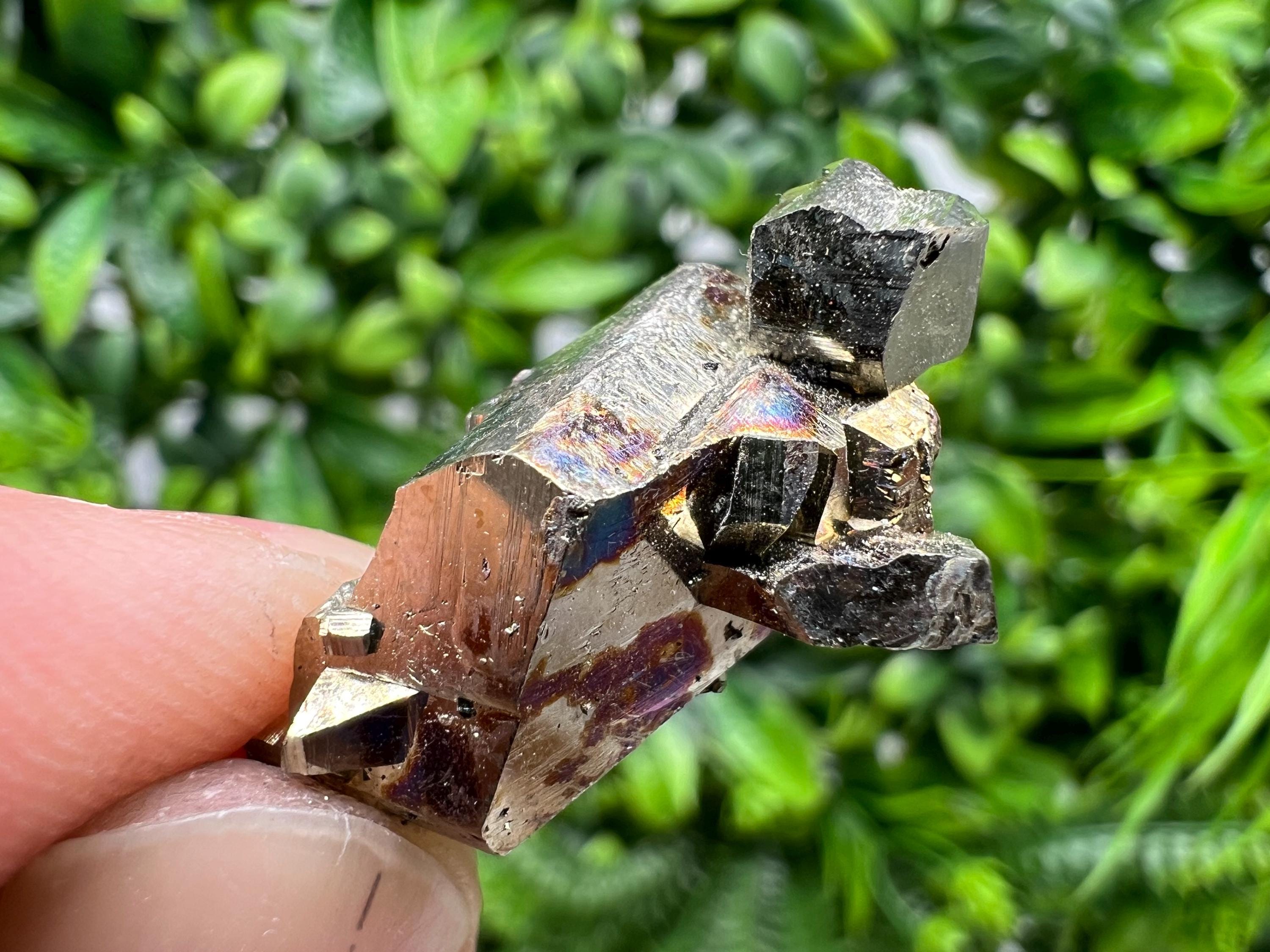 Rare Mini Pyrite Cluster, Crystallization Mineral Specimen