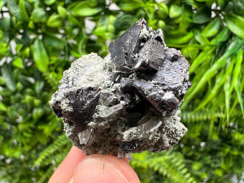Aesthetic bigger Sphalerite whit Chlorite from Borieva mine Madan Bulgaria natural minerals souvenir crystal gift home decor stone rock