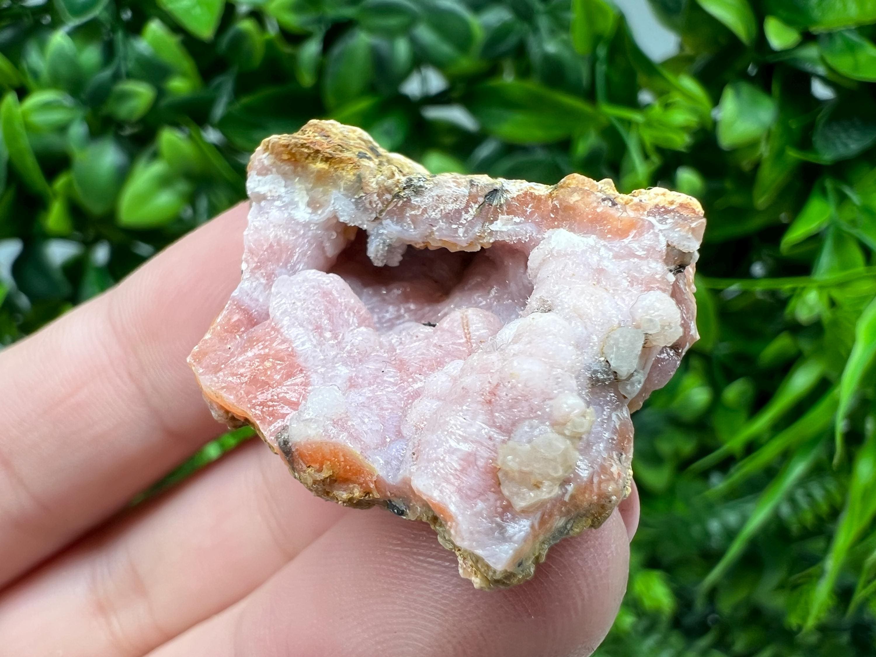 Red Chalcedony Crystal, Morocco Mineral Specimen, Rare Souvenir Gift