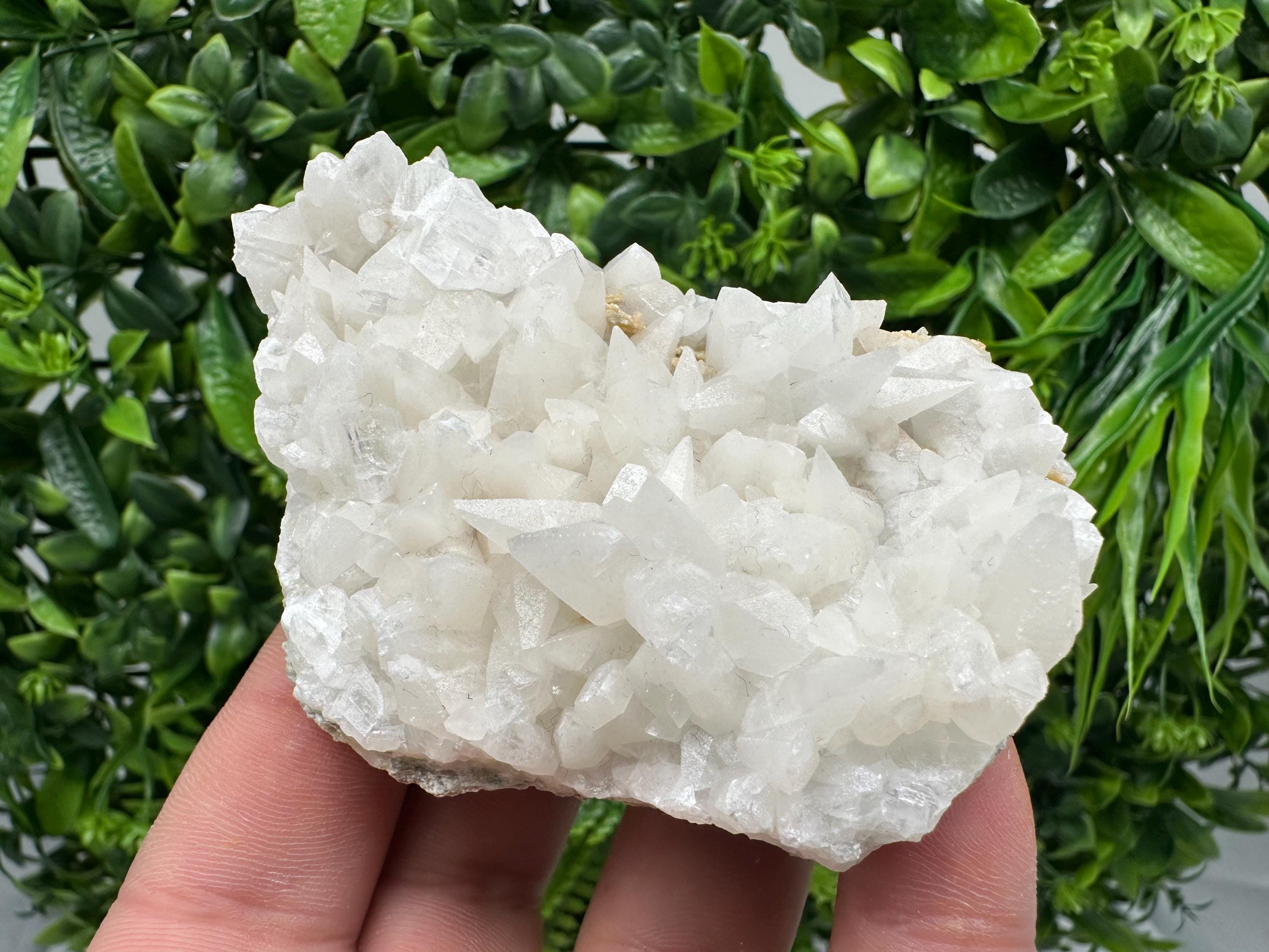 Calcite on Aragonite: Djurcovo Mine, Bulgaria Healing Crystal