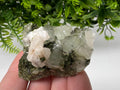 Green Epidote with Quartz Crystals: Rainbow Sparkle, Eastern Anatolian Mineral