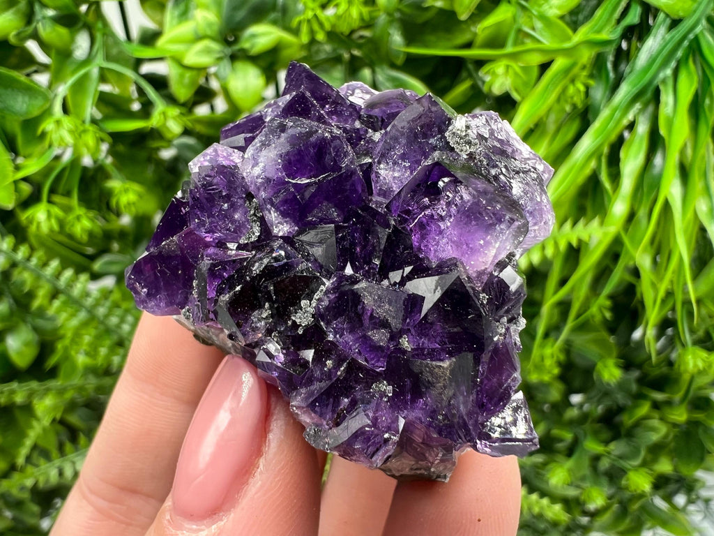 Uruguay Amethyst Crystal: Purple Quartz Home Decor, Energy Stone