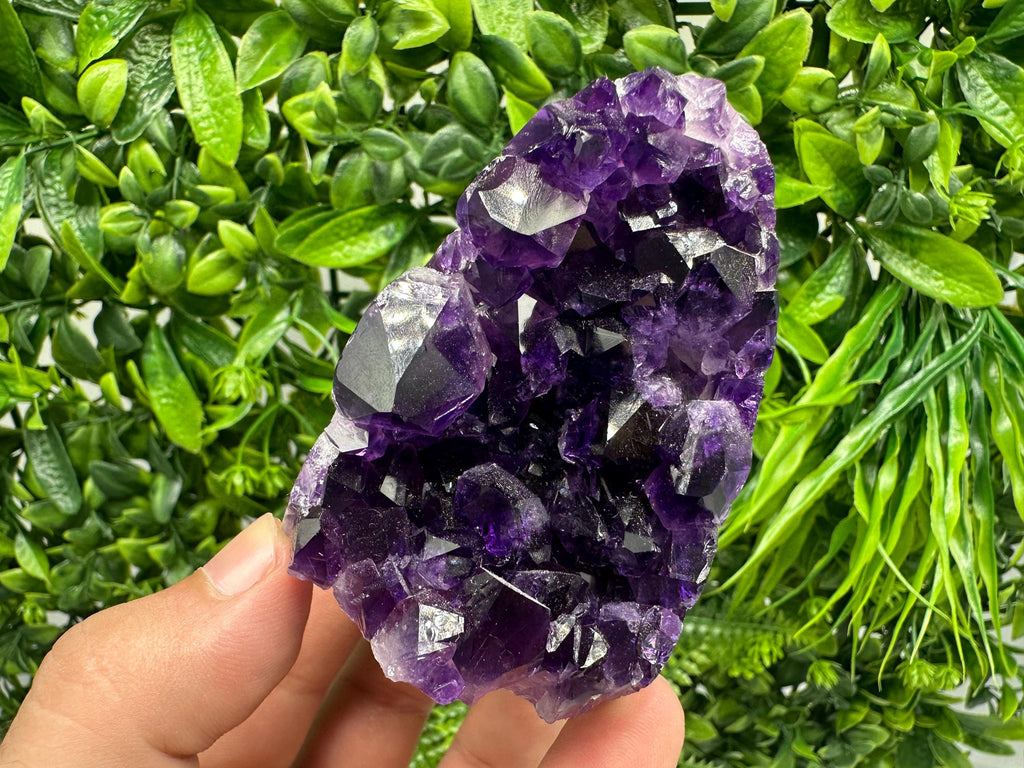 Uruguay Amethyst Crystal: Purple Quartz Home Decor, Energy Stone