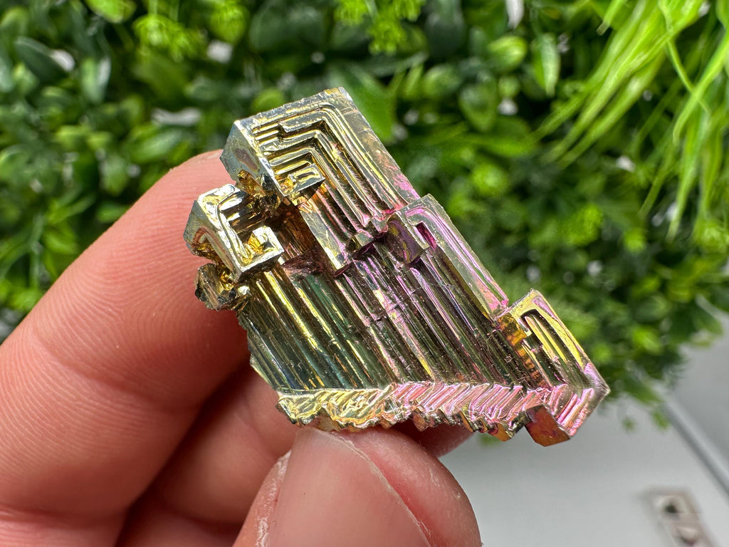 Rainbow Bismuth Crystal: Rare Gemstone Specimen,wholesale Bismuth