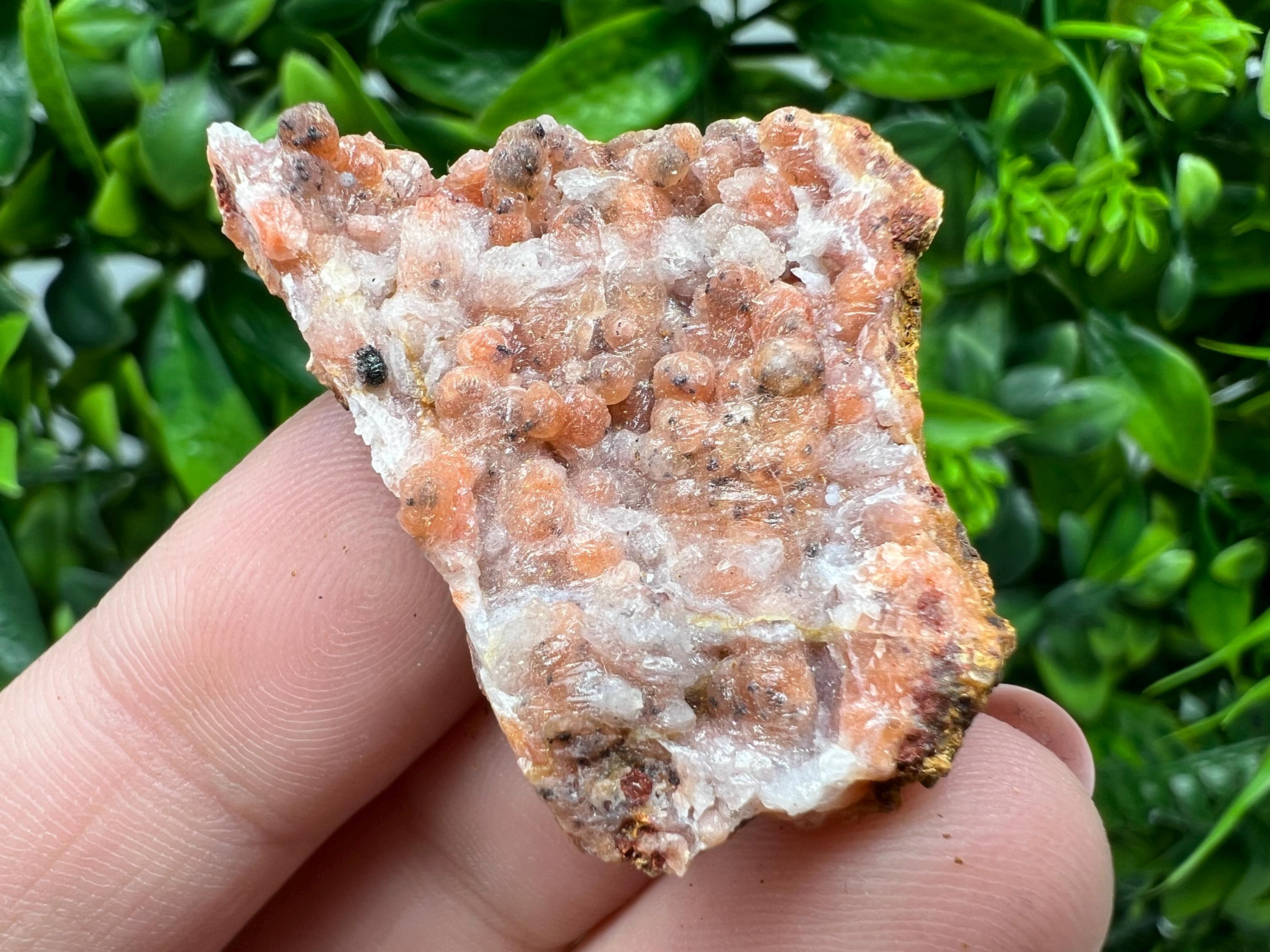 Moroccan Red Chalcedony Crystal Specimen: Rare Mineral Gift