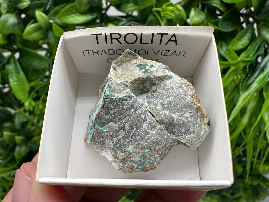 Rare Raw Tirolite Mineral Specimen: Granada Spain Crystal Collection