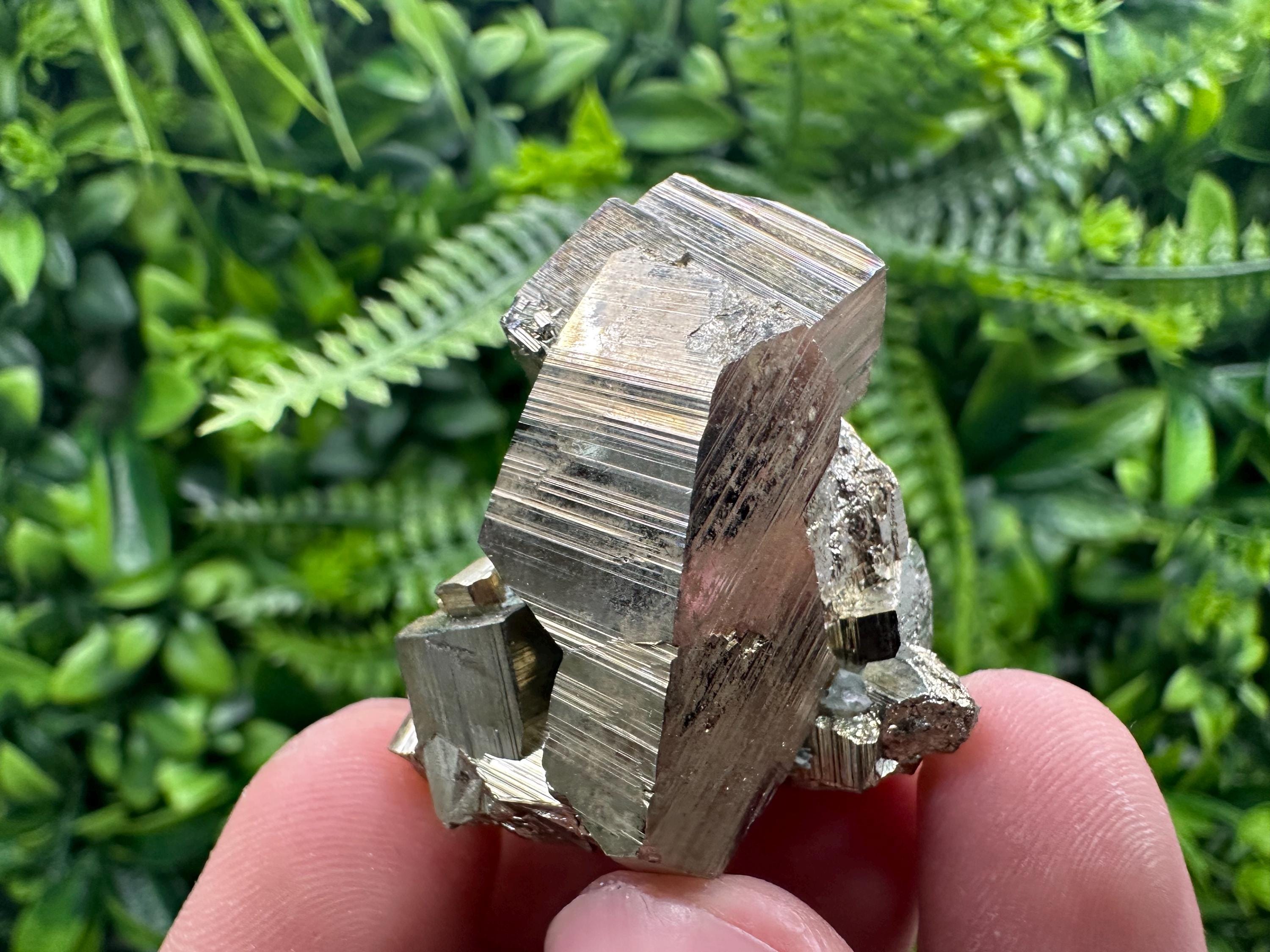 Rare Floating Pyrite Cluster - Borieva Mine - Home Decor Crystal