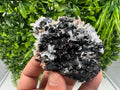Wonderful Quartz whit Black Sphalerite natural,mineral,souvenirs,crystal,home decor stone,collection Quartz cluster Krushev dol Bulgaria