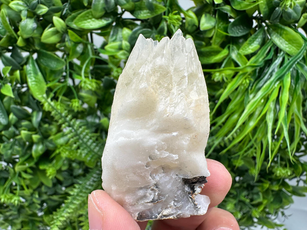 Calcite on Aragonite: Djurcovo Mine, Bulgaria Crystal
