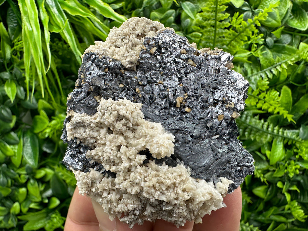 Galena with Dolomite, Rare Morphology Mineral Specimen