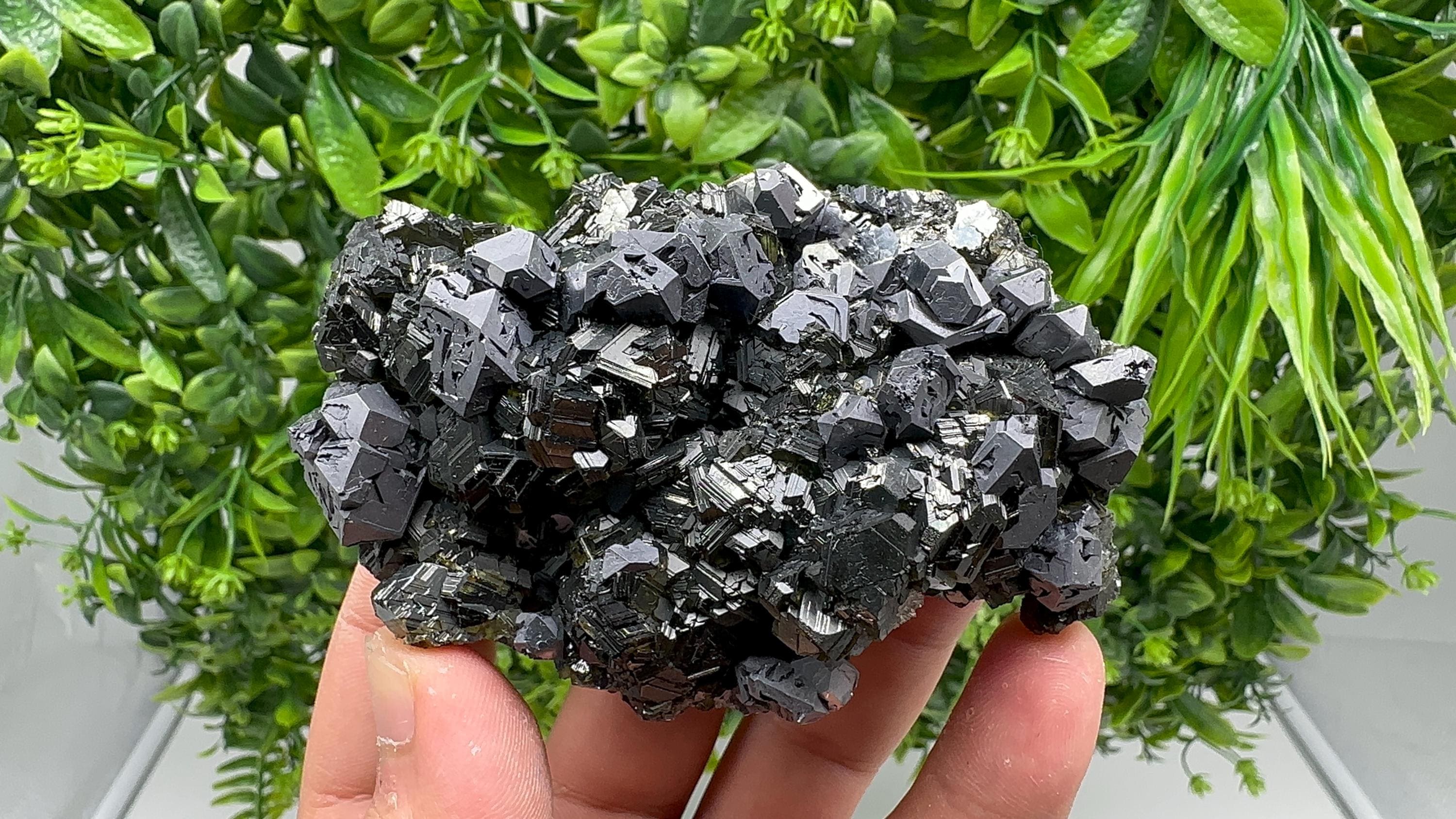 Rare Galena Sphalerite Pyrite Mineral Specimen, Bulgaria Decor Stone