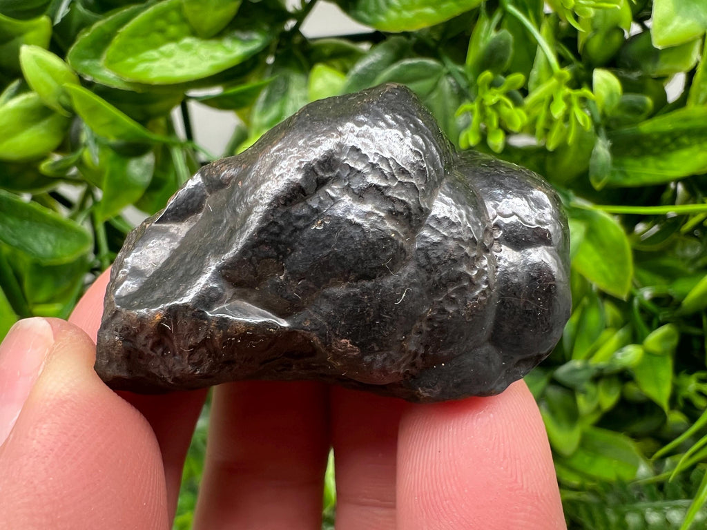 Moroccan Black Botryoidal Hematite Specimen: Chakra Reiki Crystal