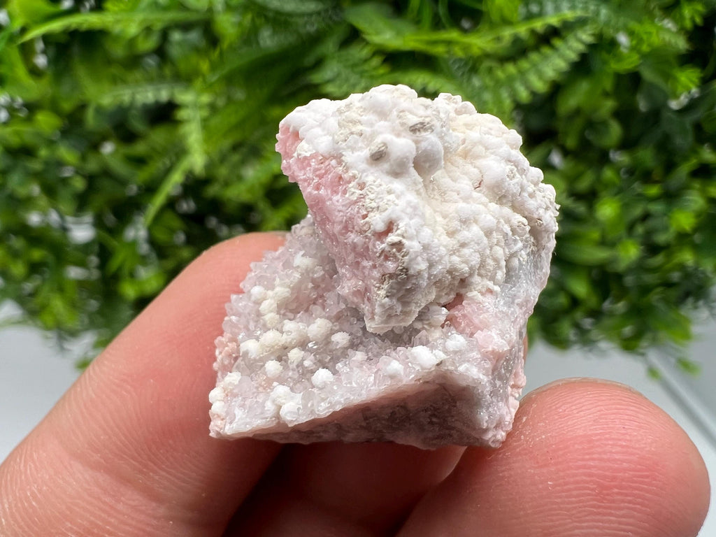 RARE Rhodochrosite whit white Calcite,pink mineral,Starnica Mine,Davidcovo,Bulgaria natural mineral,souvenir crystal,home decor,collectible