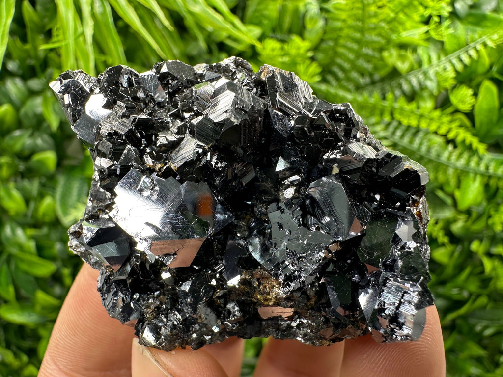 Shiny Galena with Black Sphalerite: Natural Mineral Decor (6/5/4cm)