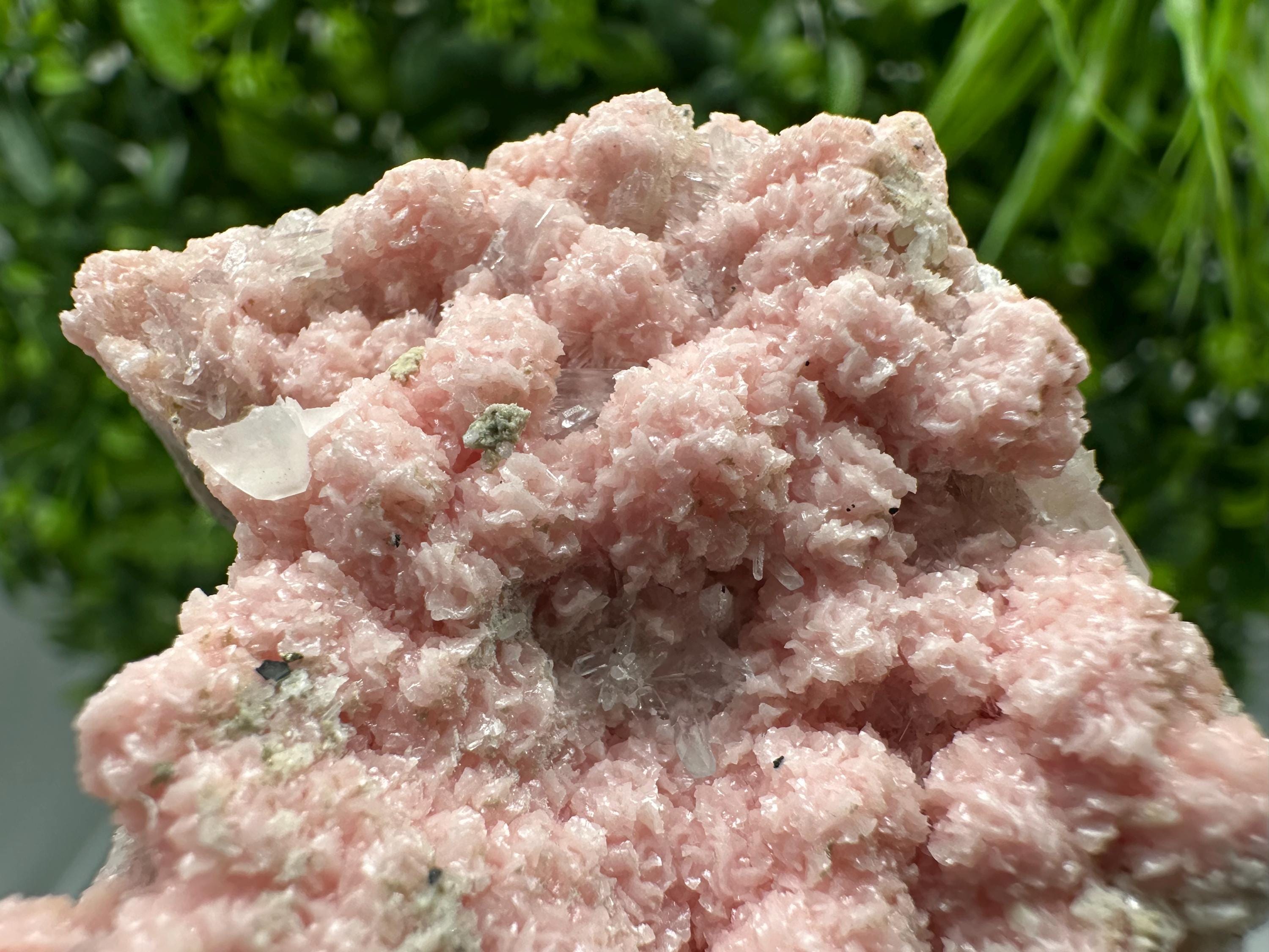 Pink Rhodochrosite Crystal: Starnica Mine, Bulgaria, Home Decor