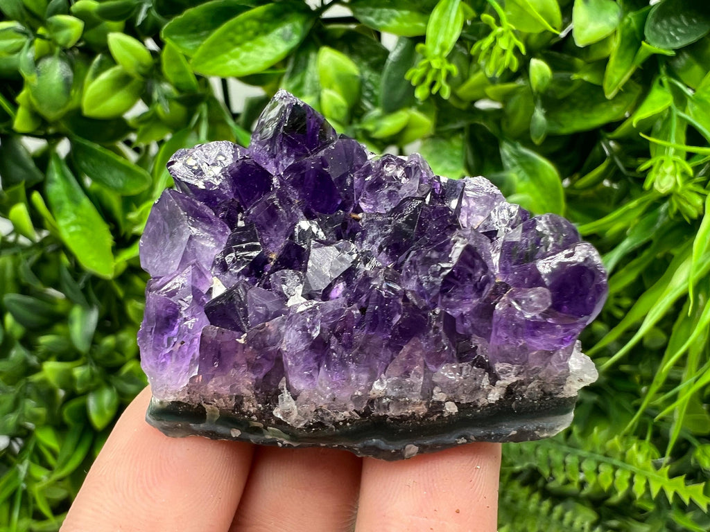 Uruguay Amethyst Crystal: Purple Quartz Home Decor, Energy Stone