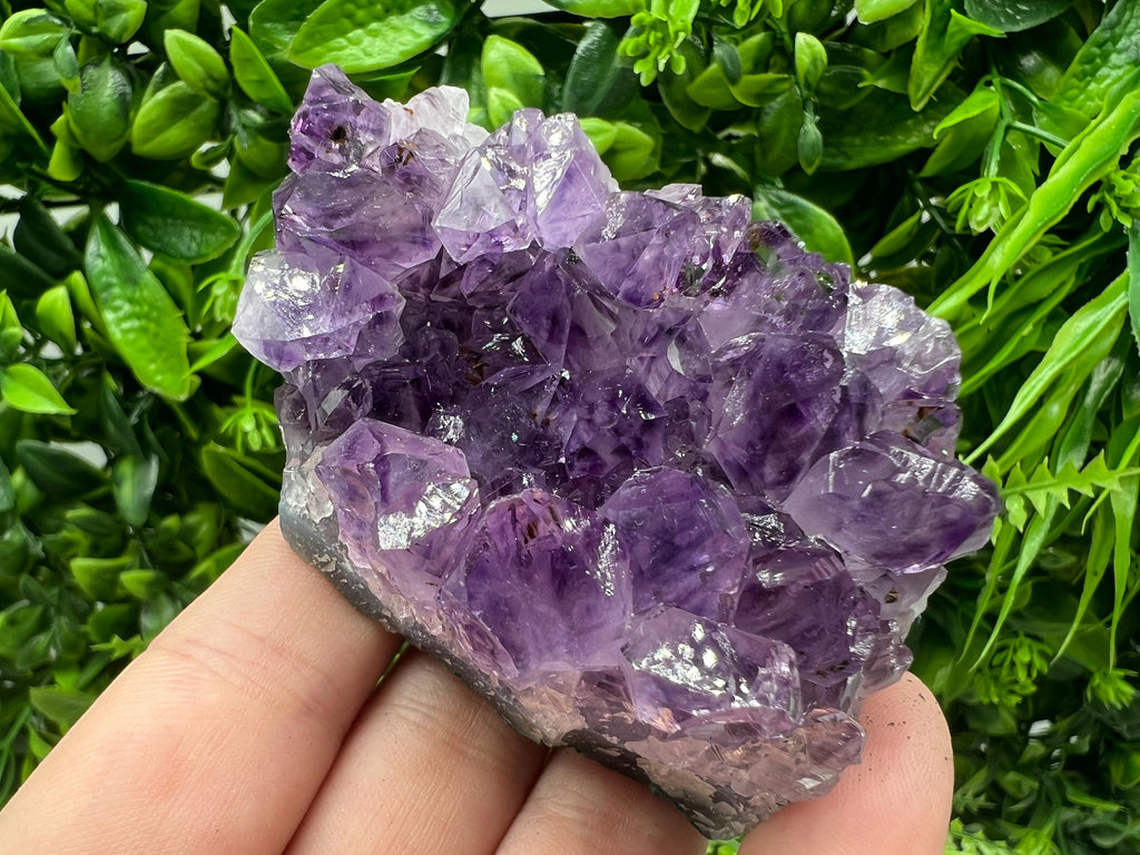 Uruguay Amethyst Crystal: Purple Quartz Home Decor, Energy Stone
