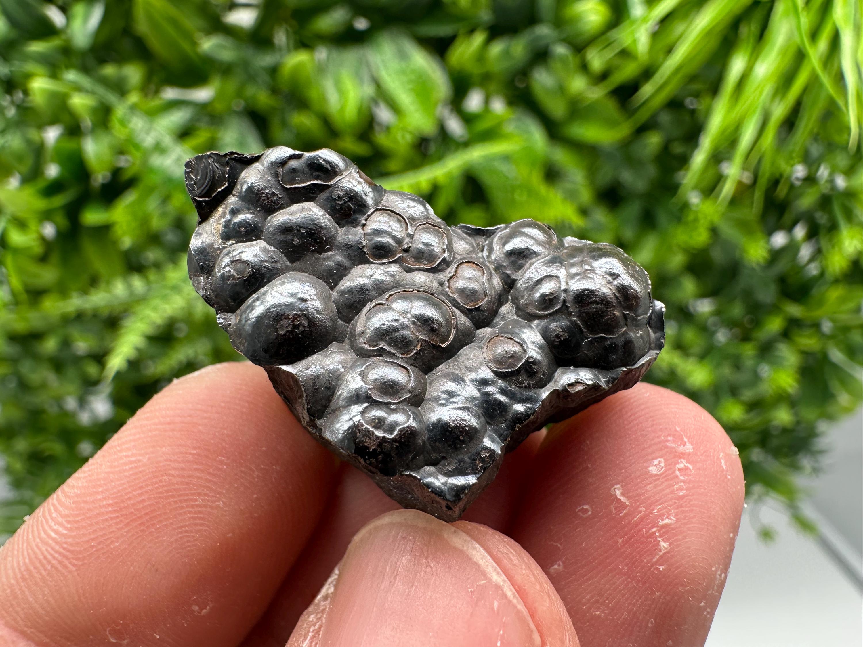 Botryoidal Black Hematite Specimen: Chakra Reiki Crystal