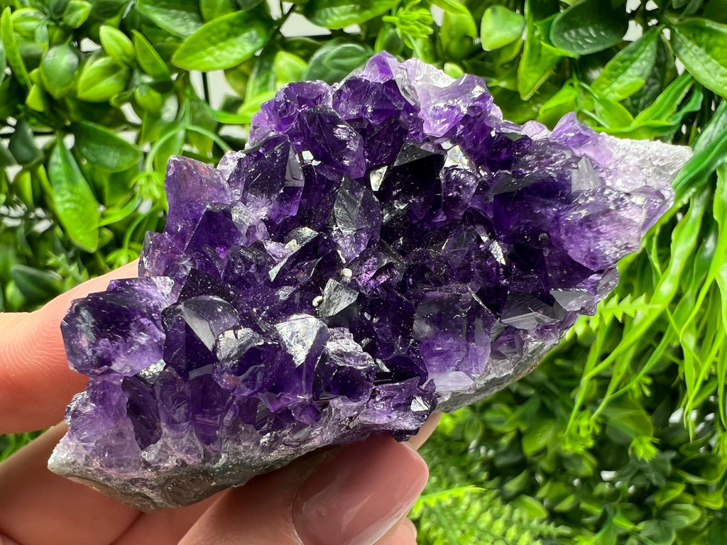 Uruguay Amethyst Crystal: Purple Quartz Home Decor, Energy Stone