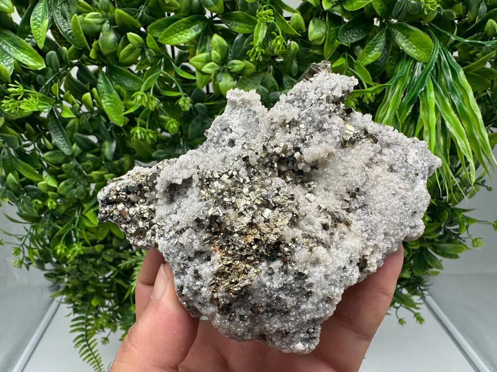 Stunning Pyrite on Quartz,Calcite from Borieva mine,Madan,Bulgaria,natural,collectible mineral specimen,home decor stone,collection crystal