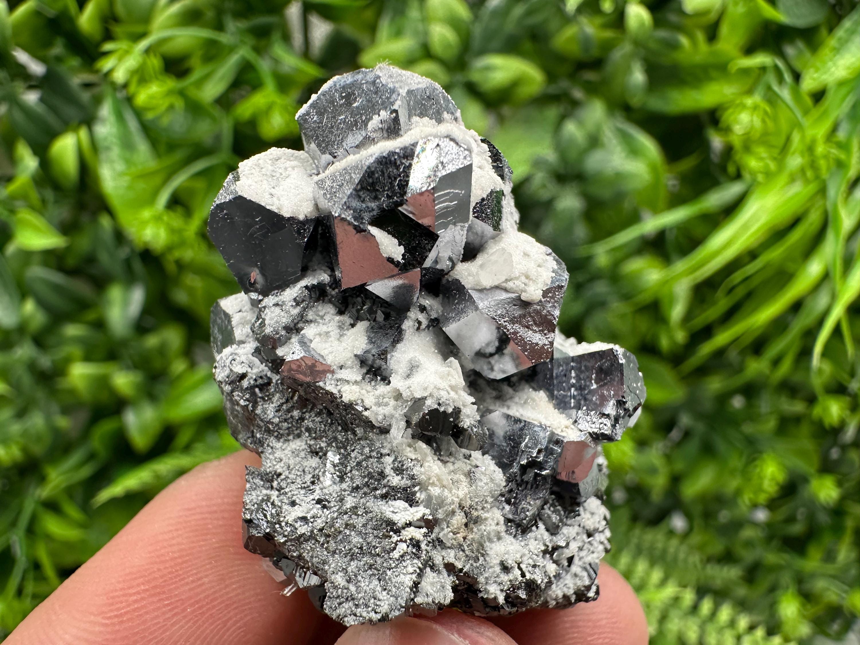 Galena Spinel with Quartz and Calcite, Borieva Mine Mineral Specimen