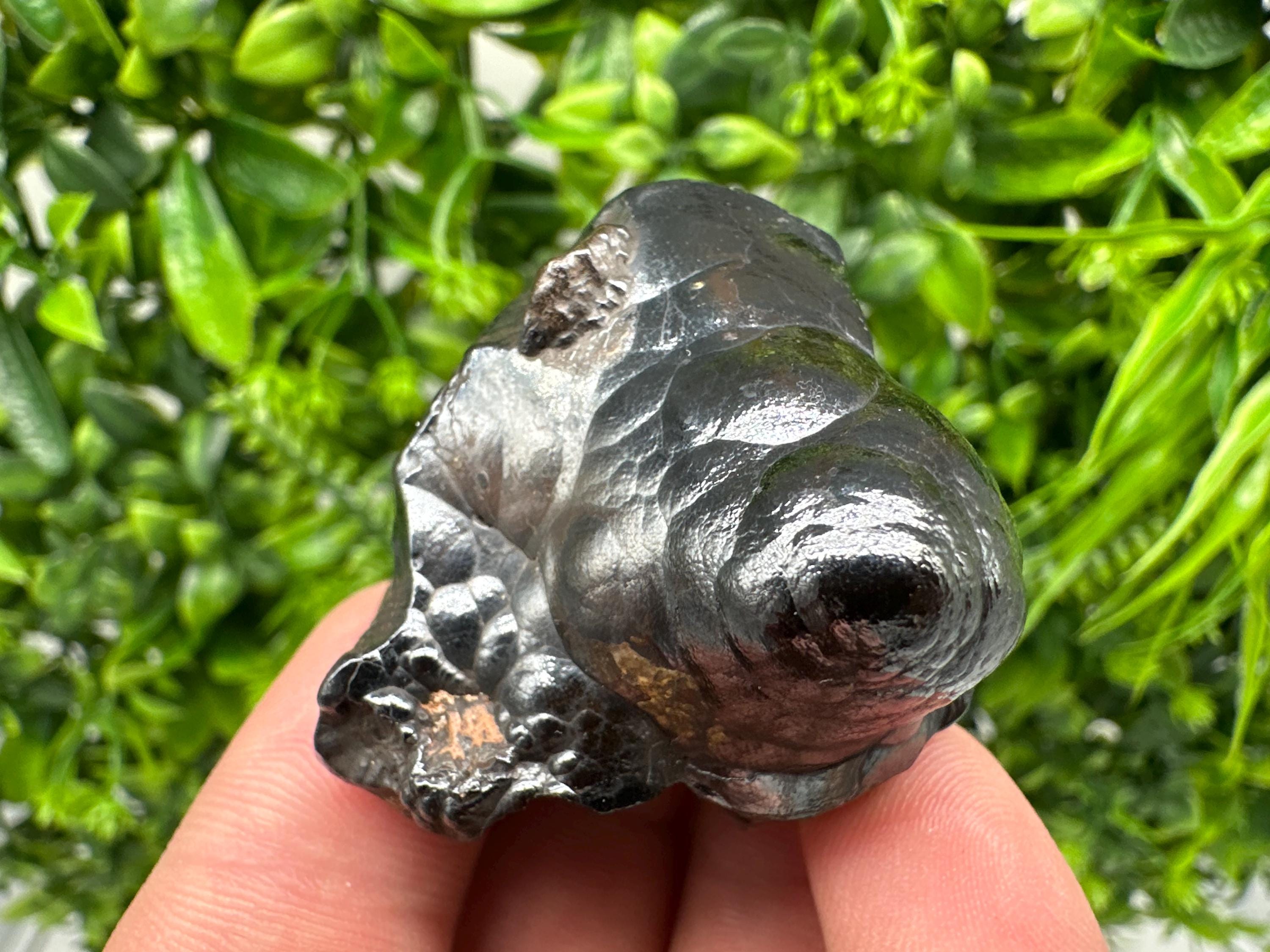 Moroccan Black Botryoidal Hematite Crystal Specimen, Chakra Reiki