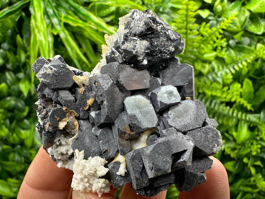 Galena Sphalerite Calcite Cluster: Natural Mineral Home Decor