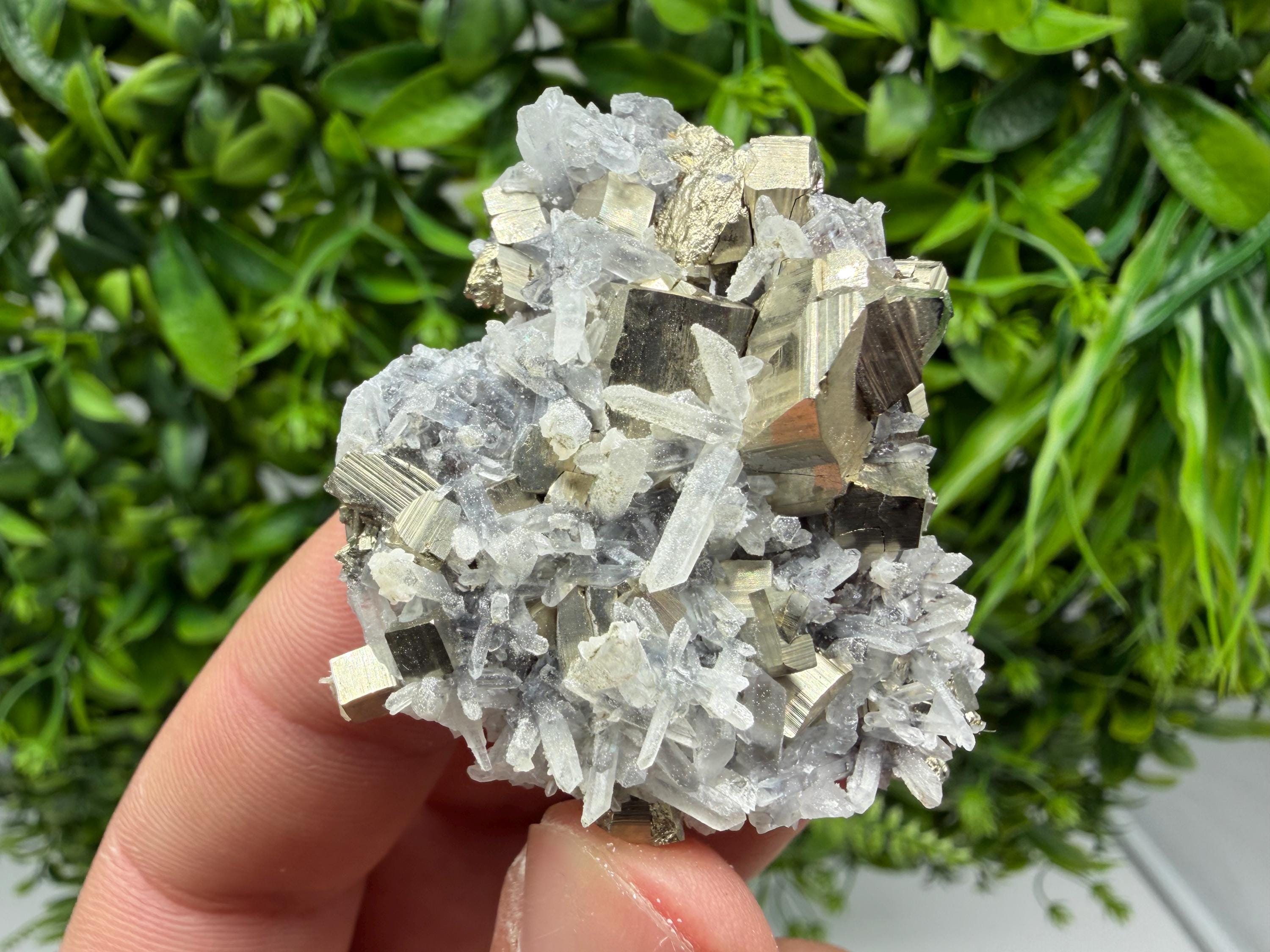 Pyrite Sphalerite Quartz  Mineral Specimen, Krushev dol Mine