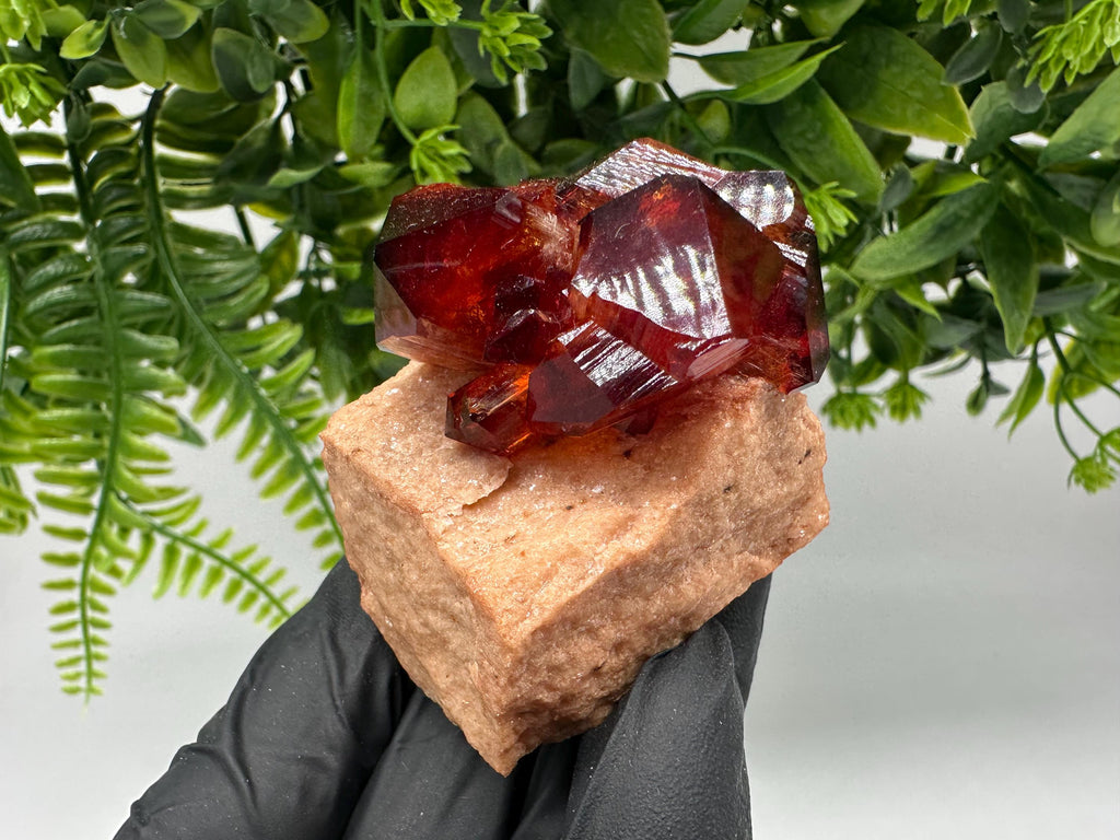 Orange-Brown Arcanite Mineral Specimen, Santa Ana Tin Mine