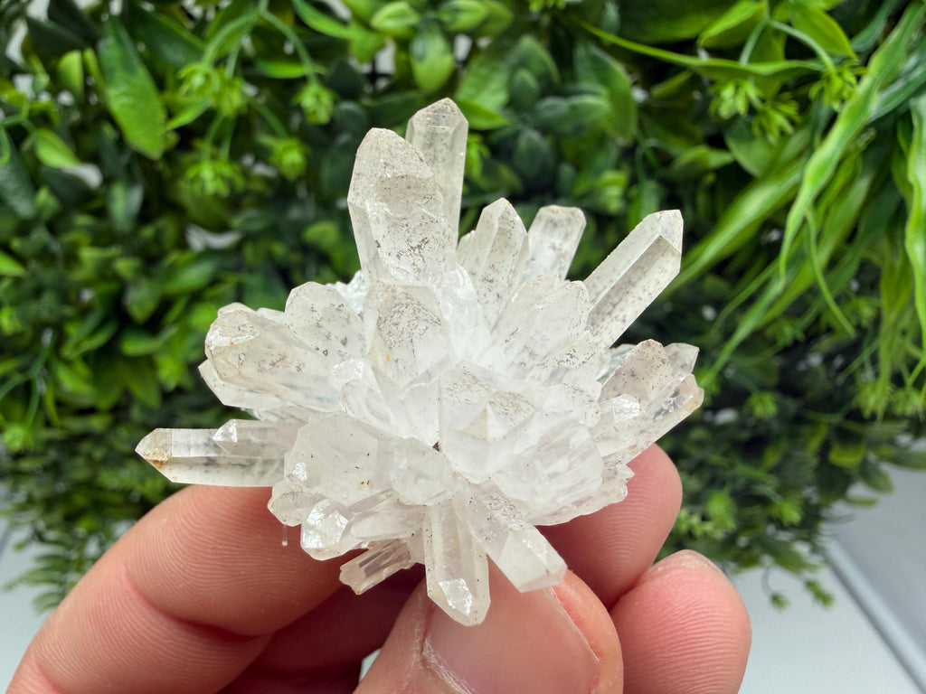 Wonderful Transparent Quartz whit Chlorite ,From 9th September mine,Madan,Bulgaria,Quartz,Quartz crystal,mineral specimen,collection quartz