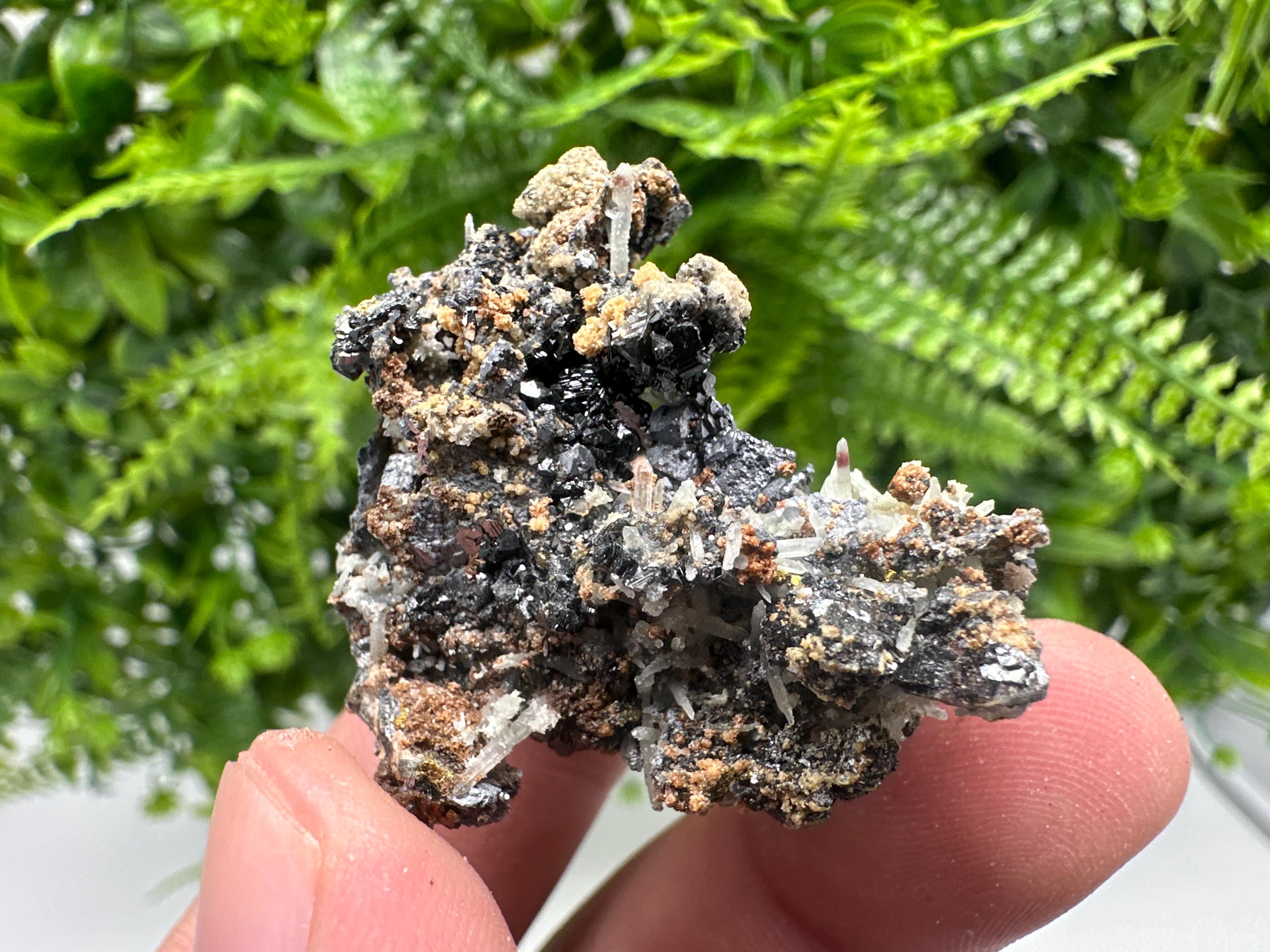 Galena Sphalerite Quartz Calcite Mineral Specimen, Madan Bulgaria