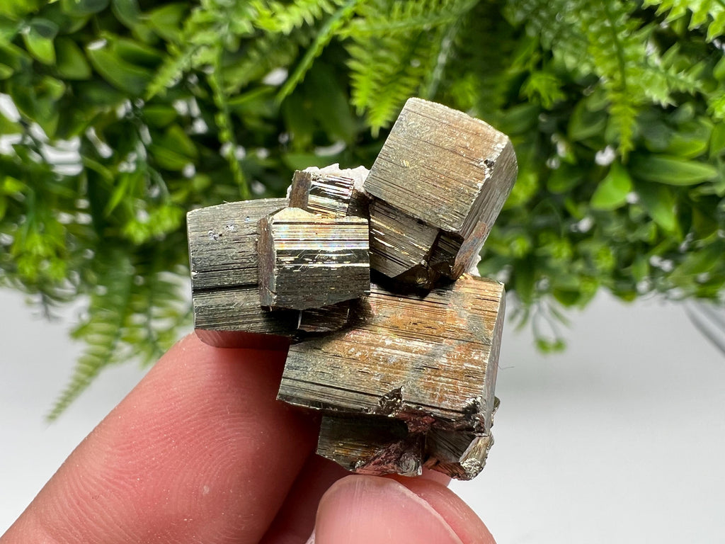 Wonderful Red Pyrite,Hematite,Rainbow Pyrite cluster,from Borieva mine,Bulgaria,natural minerals collection crystal,home decor stone,pyrite